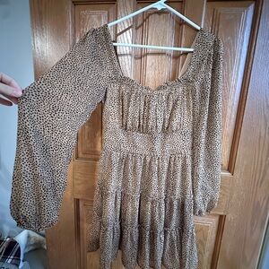 Altar'd State Leopard Print Dress